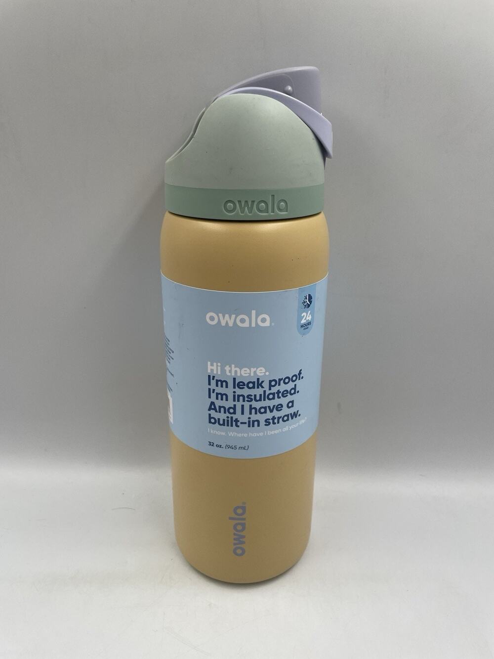 Owala FreeSip Twist Stainless Steel Water Bottle 32 Oz Color: Beachfront